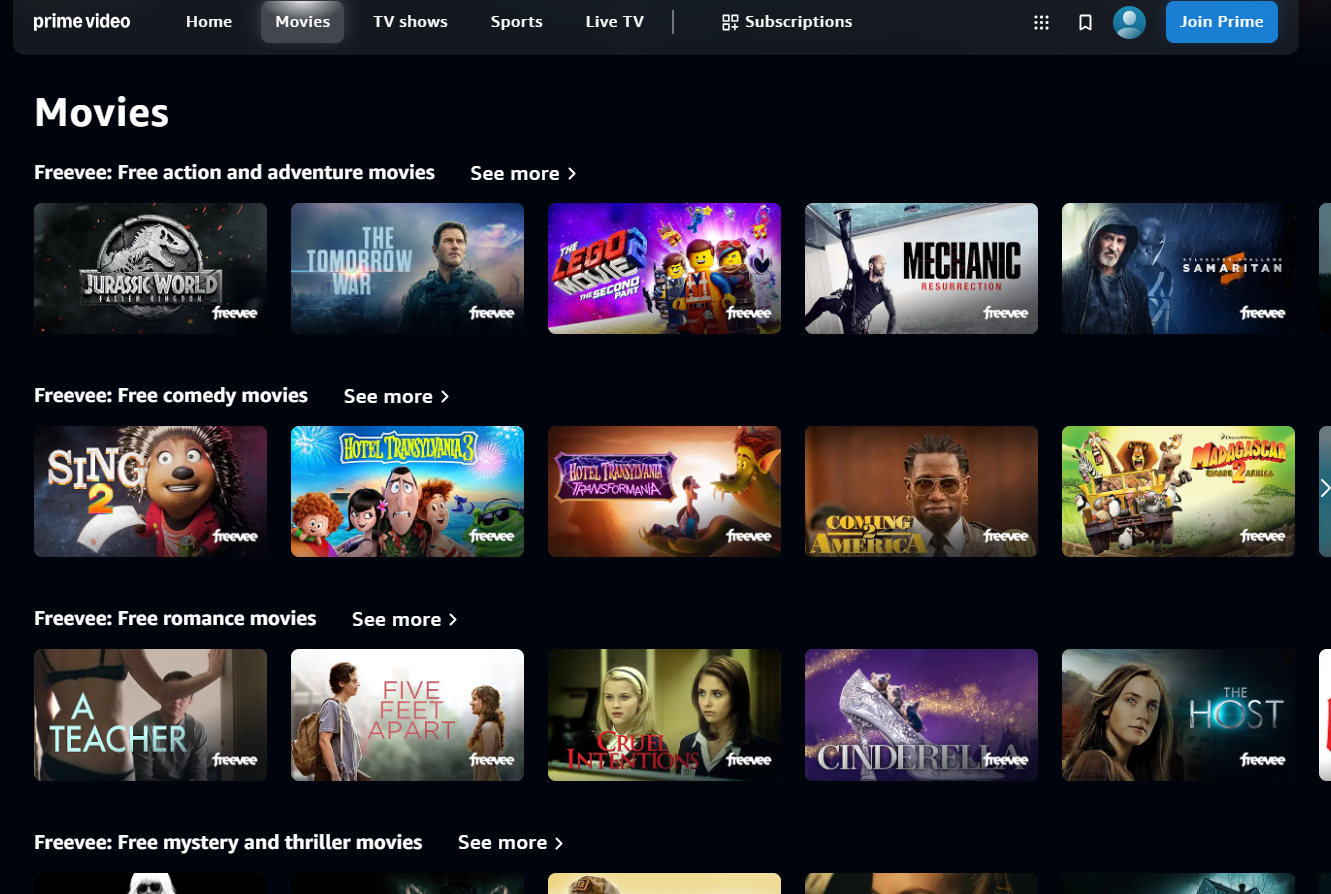 Unblocked Movie Websites